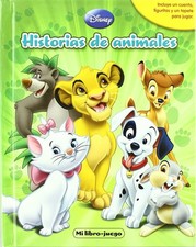 Disney Libros Historias de Animales (Incluye: 1 Cuento, 12 Figuritas, 1 Tape... Libros de story price