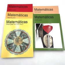 Vintage Mexican School Textbooks 993 SEP Libros de Texto Gratuitos Matamaticas Libros de story price