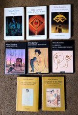 Milan Kundera Lote de 8 libros(EX condition)(SC)En Español.Ver notas y fotos. Libros de story price