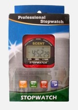 Cronómetro profesional deportivo Scent 03012 naranja 1/100TH Sec Split/Lap Time Stopwatch price