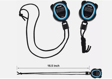 Cronómetro Digital Delgado Multifunción, Electrónico Digital Deporte Cronómetro Temporizador Stopwatch price