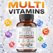 Tapa multivitamínica y aminoácida para energía, inmune, función cardíaca y muscular, 30 ~ 120 quilates Amino Acid price