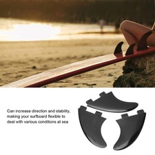 3 PIEZAS Aletas Duraderas de PVC para Tabla de Surf Aumentan la Estabilidad para Exterior FCPI Fins (de Exterior) price