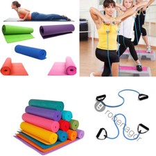 Kit Sport Alfombra Y Cuerda Elástico Equipamiento Yoga Fitness Entrenamiento Fitness Equipamiento price