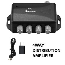 Amplificador de distribución de TV de 4 puertos conecta hasta 4 televisores a 1 antena HDTV Televisions price