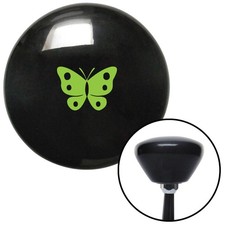 Green Classic Butterfly Black Retro Shift Knob w/ M16x1.5 Insert Shifter Auto Americana Clásicos price