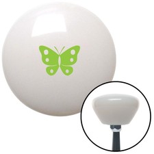 Green Classic Butterfly White Retro Shift Knob w/ M16x1.5 Insert Shifter Auto Americana Clásicos price