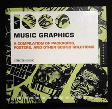 1,000 Music Graphics Book Compilation of Packaging, Posters, and Sound Solutions Libros de compilation price