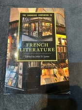 The Cambridge Companion to French Literature by John D. Lyons (Paperback) French Literatura price