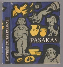 Latviešu tautas Pasakas Latvian 1967 Latvian Folk Tales Folklore Ill. Šenhofs Folk Literatura price