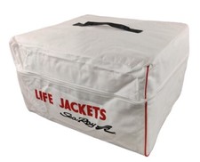 Sea Ray Life Jacket Storage Bag Preserver Vest Boat Marine White Heavy Duty Life Jacket price