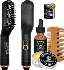 Peine Caliente Eléctrico Multifuncional Para Pelo y Cepillo Para Alisar la Barba Pelo Cepillo y Peine price
