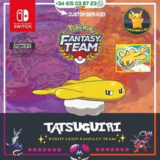 ✨TATSUGIRI FANTASY TEAM ✨Pokemon escarlata - scarlet🍊púrpura - violet🍇 Fantasy Aventura price
