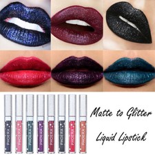Lápiz labial líquido PHOERA mate a brillante brillo labial hidratante - 12 colores Reino Unido Lipsticks y Lip Glosses price