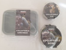 Juego de Comedor Plegable Silicona Libre de BPA Camping Senderismo Festival Camping Set y Festival Package price