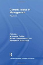 Current Topics in Management: Volume 7, Golembiewski 9781138508958 PB.. Current- General Topics price