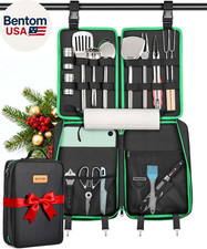 Utensilios de cocina para camping, 16 piezas Juego de cocina portátil para camping con accesorio para parrilla Camping Cocina price