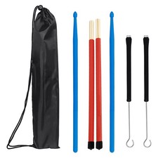 1 Juego de Cepillo y Palo de Tambor Duradero para Instrumentos Musicales Colores Surtidos Musical Instrument Estuche y Bolso price
