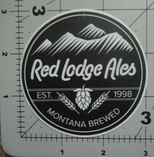 RED LODGE ALES Montana uñas dobladas PEGATINA calcomanía cerveza artesanal elaboración de cerveza ALES price