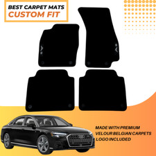 Car Floor Mats Carpet For Audi A8 L 2018-2025 Waterproof Velour Rugs Auto Liners Colchoneta price