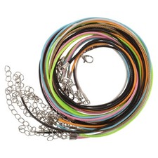 Cordón de collar de cuerda de cera de 10 piezas para suministros de fabricación de joyas con cierre Wax price
