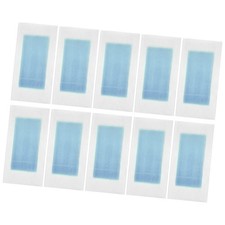 Tiras de cera duraderas depilación de doble cara tela no tejida azul 10 piezas Wax price