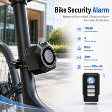 Alarma Bicicleta Inalámbrica IP65 Sensor Impermeable Antirrobo Vibración Alarma 70M Rango Motorcycle Cerradura y Alarma price