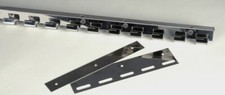 Soporte Y Placas Para Tiras Hoja PVC Transparente, Perfil Gancera Inoxidable Cortina de tiras price