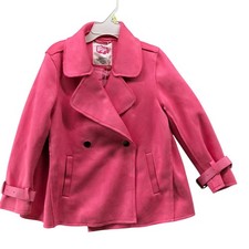 Chaqueta de gamuza sintética rosa Cat Gogo para niñas 4T trinchera doble pecho Trench Abrigo de niña price