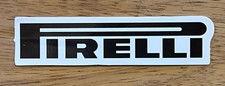 Pirelli Racing Tires Sticker. *Matte*. Size: 3.25”X 1”. Free Ship W/Tracking Tires price