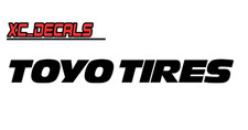 Toyo Tires (x2) PAIR Vinyl Decal Sticker Graphics Logo Racing Tires JDM Tires price