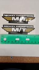 Set of 2 Mickey Thompson Tires & Wheels OEM decals GLOSS Drag Racing, off road Tires price