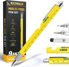 KEZKALS Medias Rellenas para Hombres Adultos, 9 en 1 Pluma Multiherramienta Regalos Amarillo Inalámbrico Screwdriver price