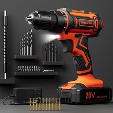 Taladro Inalámbrico 3/8" 20V con Batería 2Ah Cargador Rápido Hágalo Usted Mismo Eléctrico 42PCS Inalámbrico Screwdriver price
