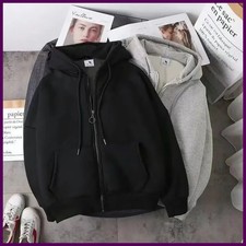 Elegantes abrigos de forro polar liso con capucha de moda para mujer, manga grande Abrigo de mujer price