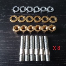 Juego de tacos y tuercas colector de escape Lotus Twin Cam Ford Mk1 Escort Cortina Mk2 Cortina Set price