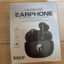 Auriculares inalámbricos unisex sin marca talla única negros TWS nuevos Unisex Auriculares price