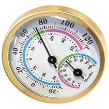 Termómetro interior exterior higrómetro de aluminio medidor de clima para habitación y patio Thermometer y Hygrometer price