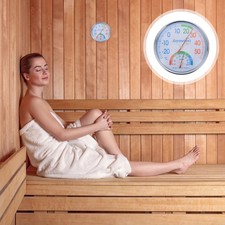 Higrómetro para sala de sauna termómetro de metal higrotermógrafo para hogar patio Thermometer y Hygrometer price