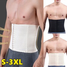 Fajas Para Hombres Corsé Shaper Adelgazar Reductoras Tummy Faja De Ejercicio EE. UU. Corset de hombre price