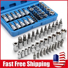 Drive Male Female Torx Star Bit Socket E-Socket Set Handheld Tool 34Pcs For Car Socket Set price