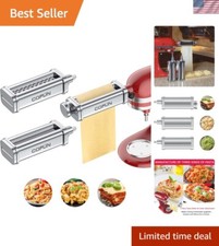 Auténtica máquina de pasta italiana para KitchenAid: juego de espaguetis y fettuccine Cepillo Cutter price