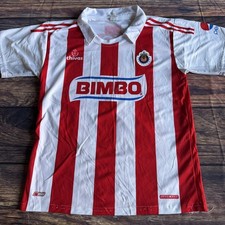 Camiseta vintage niños años 2000 Bimbo Chivas de Guadalajara FC niño’s talla pequeña Jersey de niña price