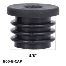 B00-B-CAP | Marine Black Nylon Replacement Bottom Cap for Ladders | 5/8" ID Tube Ladders price