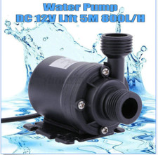 Mini Dc 12v Bomba de Agua Elevador 5m 800l/h Motor Sin Escobillas Bomba Sumergible Acuario Submersible Bomba price