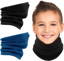 Calentador de cuello para niños polar a prueba de viento máscara facial invierno bufanda de esquí para niños niños niños niñas Neck Warmer infantil price