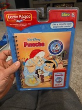 Lector Magico Pinocho Walt Disney Libro Spanish NIP Story Reader E- Libro Reader price