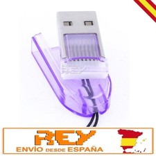 Adaptador Lector Tarjeta MICRO SD a USB Portátil LILA "DESDE ESPAÑA"  01   v135 Portátil Adaptador price