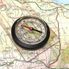 Brújula de mapa de bolsillo BCB. CK602. Nuevo Compass price