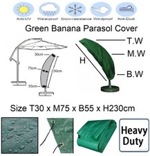 Cubierta para sombrilla 3M impermeable jardín plátano paraguas voladizo PE cubierta para sombrilla Jardín Umbrella price